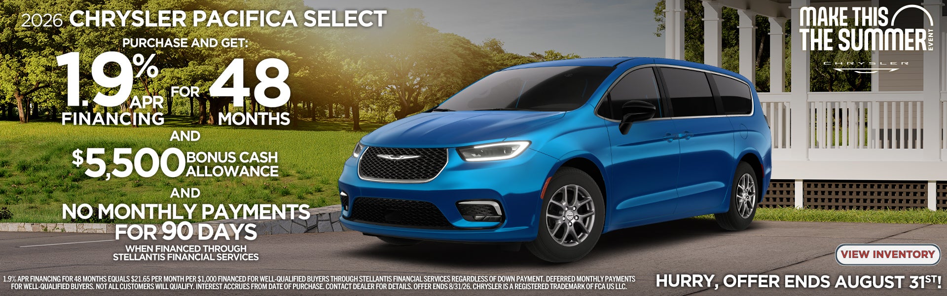 2026 Chrysler Pacifica