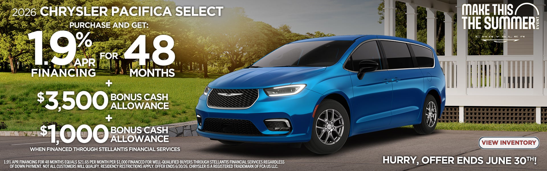 Save on Pacifica!